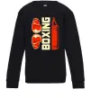 Дитячий світшот Boxing рукавиці та груша Чорний фото
