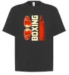 Футболка Оверсайз Boxing рукавиці та груша Чорний фото
