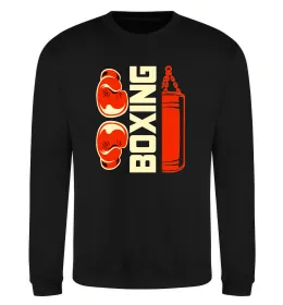 Свитшот Boxing рукавиці та груша Черный фото