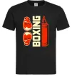 Чоловіча футболка Boxing рукавиці та груша Чорний фото