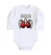 Дитячий бодік Boxing wings Білий фото