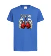 Детская футболка Boxing wings Ярко-синий фото