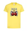 Детская футболка Boxing wings Лимонный фото