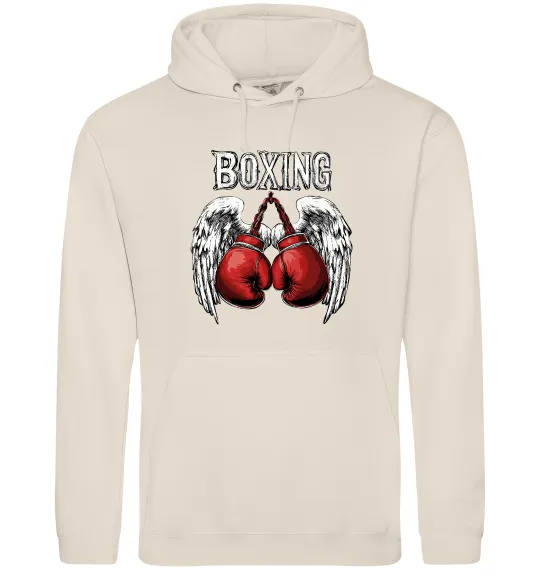 Женская толстовка (худи) Boxing wings Таш фото