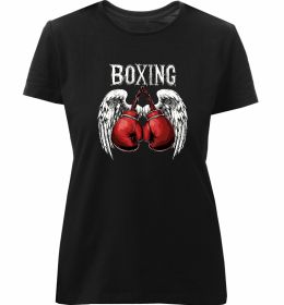 Жіноча преміум футболка Boxing wings