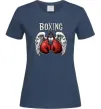 Жіноча футболка Boxing wings Темно-синій фото