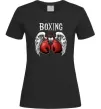 Жіноча футболка Boxing wings Чорний фото