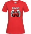 Жіноча футболка Boxing wings Червоний фото