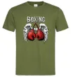 Чоловіча футболка Boxing wings Оливковий Чоловіча футболка Boxing wings Оливковий фото