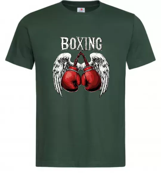 Чоловіча футболка Boxing wings Темно-зелений фото