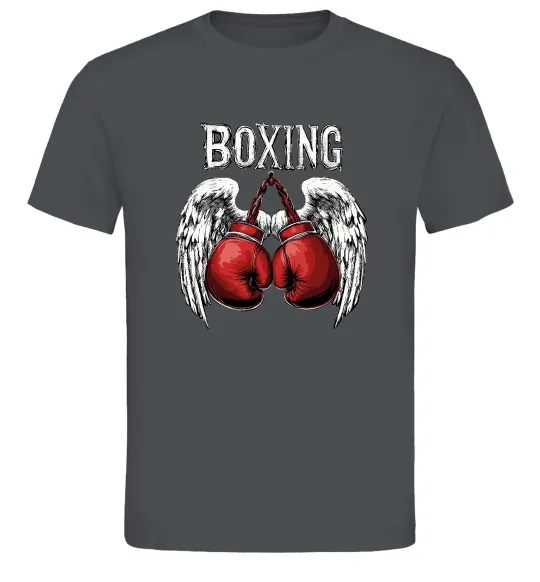 Чоловіча футболка Boxing wings Графіт фото
