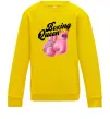 Детский Свитшот Boxing queen Солнечно желтый фото