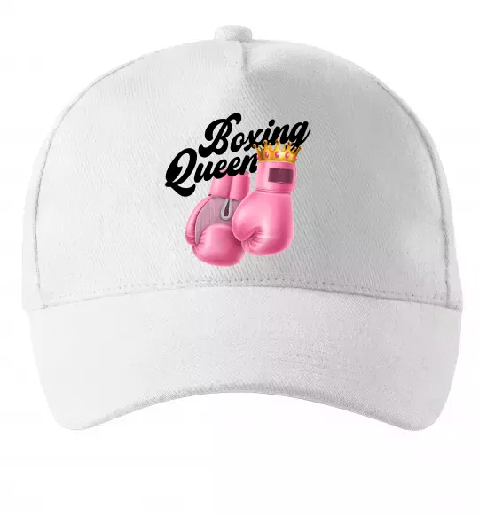 Кепка Boxing queen Білий фото