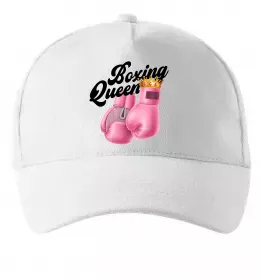 Кепка Boxing queen Білий фото