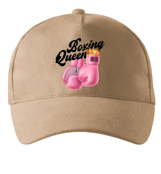 Кепка Boxing queen Пісочний фото