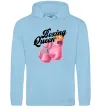 Жіноча толстовка (худі) Boxing queen Блакитний фото