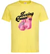 Мужская футболка Boxing queen Лимонный фото