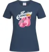 Жіноча футболка Boxing queen Темно-синій Жіноча футболка Boxing queen Темно-синій фото