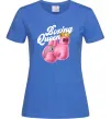 Жіноча футболка Boxing queen Яскраво-синій Жіноча футболка Boxing queen Яскраво-синій фото