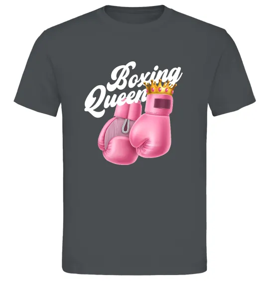 Мужская футболка Boxing queen Графит фото
