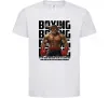 Детская футболка Boxing minotaur Белый фото