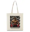 Еко-сумка Boxing minotaur Бежевий фото