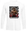 Лонгслив Boxing minotaur Белый фото