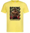 Мужская футболка Boxing minotaur Лимонный фото