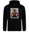 Мужская толстовка (худи) Boxing minotaur Черный фото