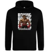 Женская толстовка (худи) Boxing minotaur Черный фото