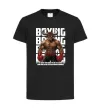 Детская футболка Boxing minotaur Черный фото