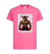 Детская футболка Boxing minotaur Ярко-розовый фото