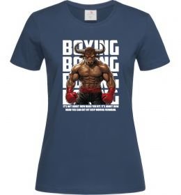 Женская футболка Boxing minotaur