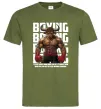 Мужская футболка Boxing minotaur Оливковый фото