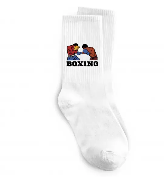 Носки Boxing men Белый фото