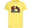 Дитяча футболка Boxing men Лимонний Дитяча футболка Boxing men Лимонний фото