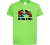 Дитяча футболка Boxing men Лаймовий Дитяча футболка Boxing men Лаймовий фото
