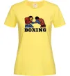Жіноча футболка Boxing men Лимонний фото