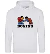 Чоловіча толстовка (худі) Boxing men Сірий меланж фото