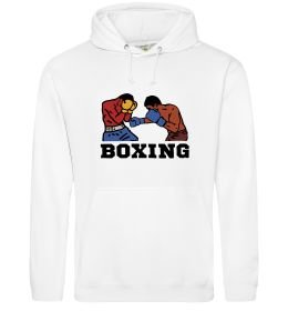 Женская толстовка (худи) Boxing men