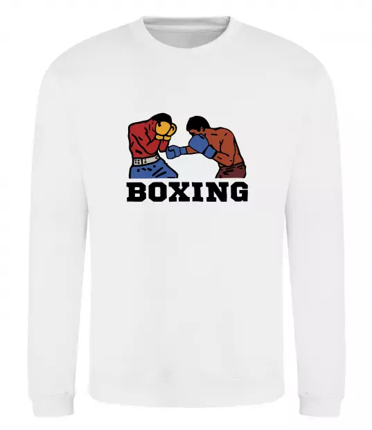 Свитшот Boxing men Белый фото