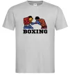Чоловіча футболка Boxing men Сірий Чоловіча футболка Boxing men Сірий фото