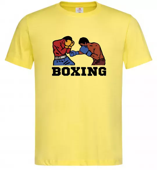 Чоловіча футболка Boxing men Лимонний фото