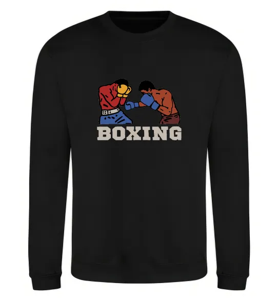 Свитшот Boxing men Черный фото