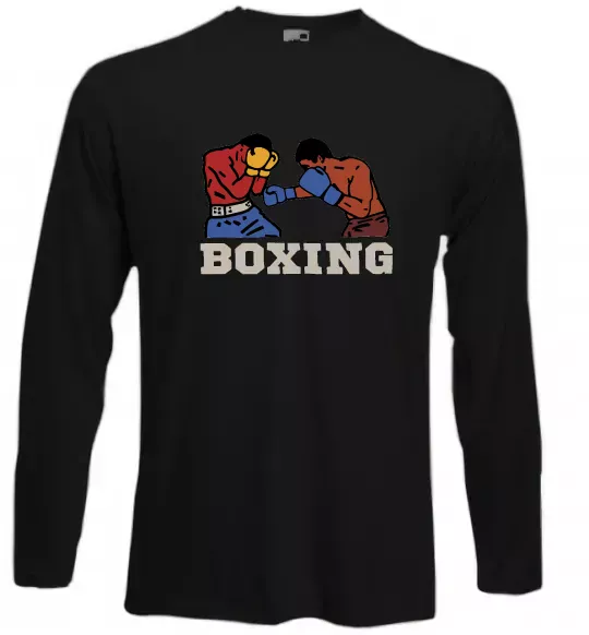 Лонгслів Boxing men Чорний фото