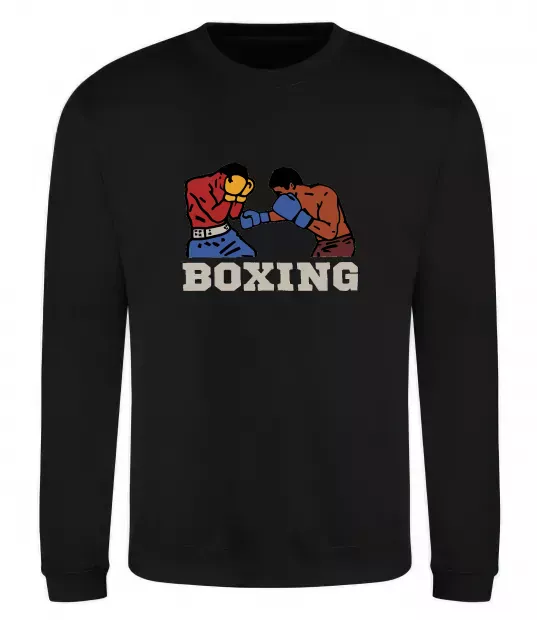 Свитшот Boxing men Черный фото