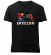 Мужская премиум футболка Boxing men Черный фото