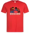 Чоловіча футболка Boxing men Червоний Чоловіча футболка Boxing men Червоний фото