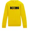 Дитячий світшот Boxing is life Сонячно жовтий фото