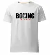 Чоловіча преміум футболка Boxing is life Білий фото
